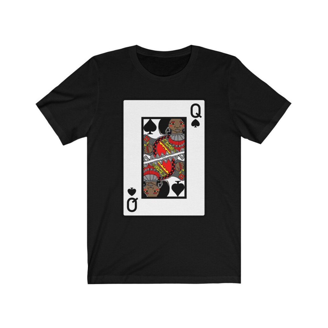 Black Queen of Spades Shirt Black Owned Shops African American Etsy