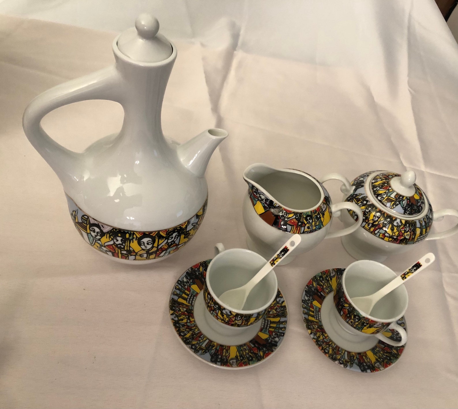 Ethiopian/Eritrean coffee set 41 pieces Etsy