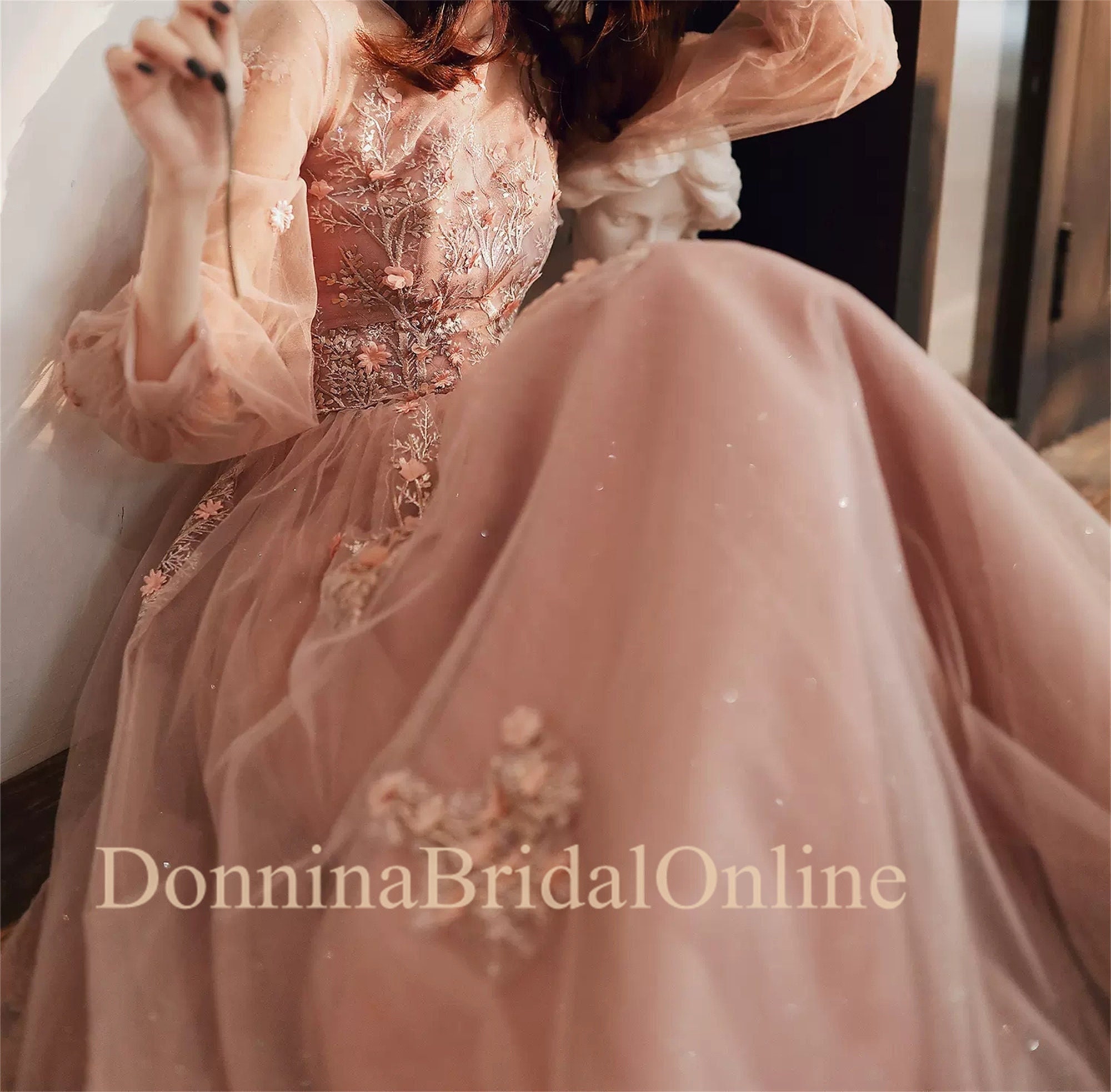 Long Sleeve Prom Dress - Etsy Singapore
