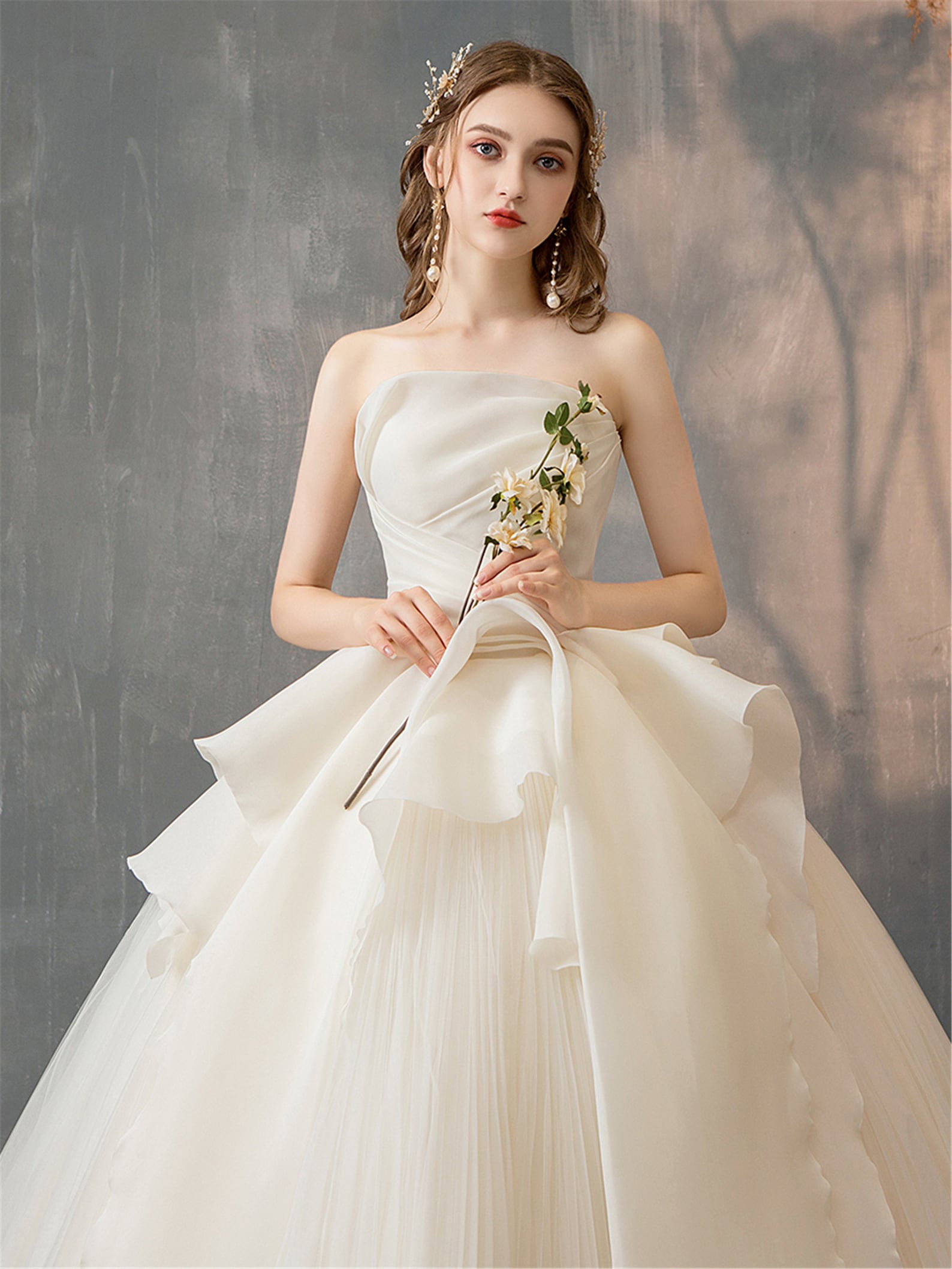 Soft Tulle Wedding Dress