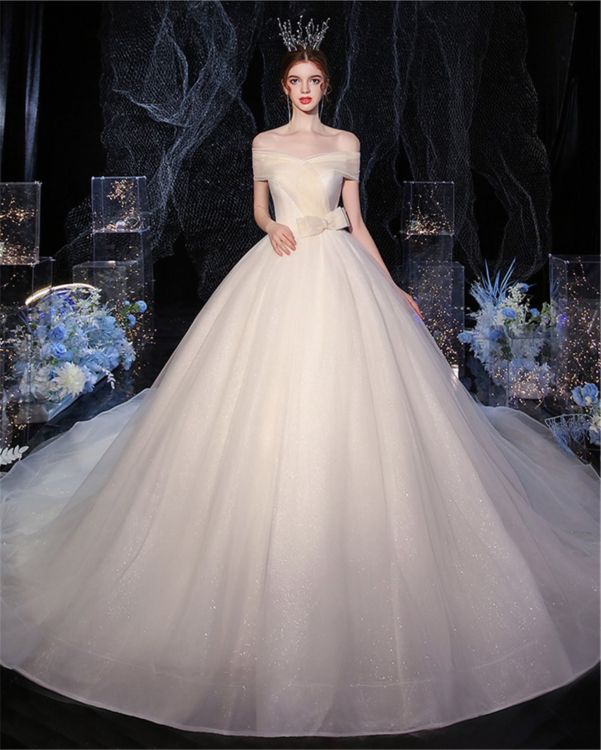 tulle bridal
