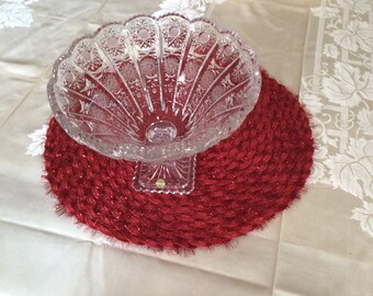 Vintage Pedestal Crystal Bowl.