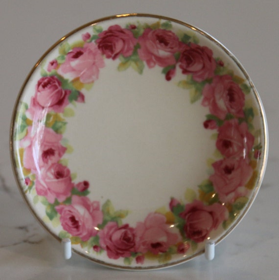Pretty Vintage Royal Doulton 'Raby Rose' Pin Dish… - image 2