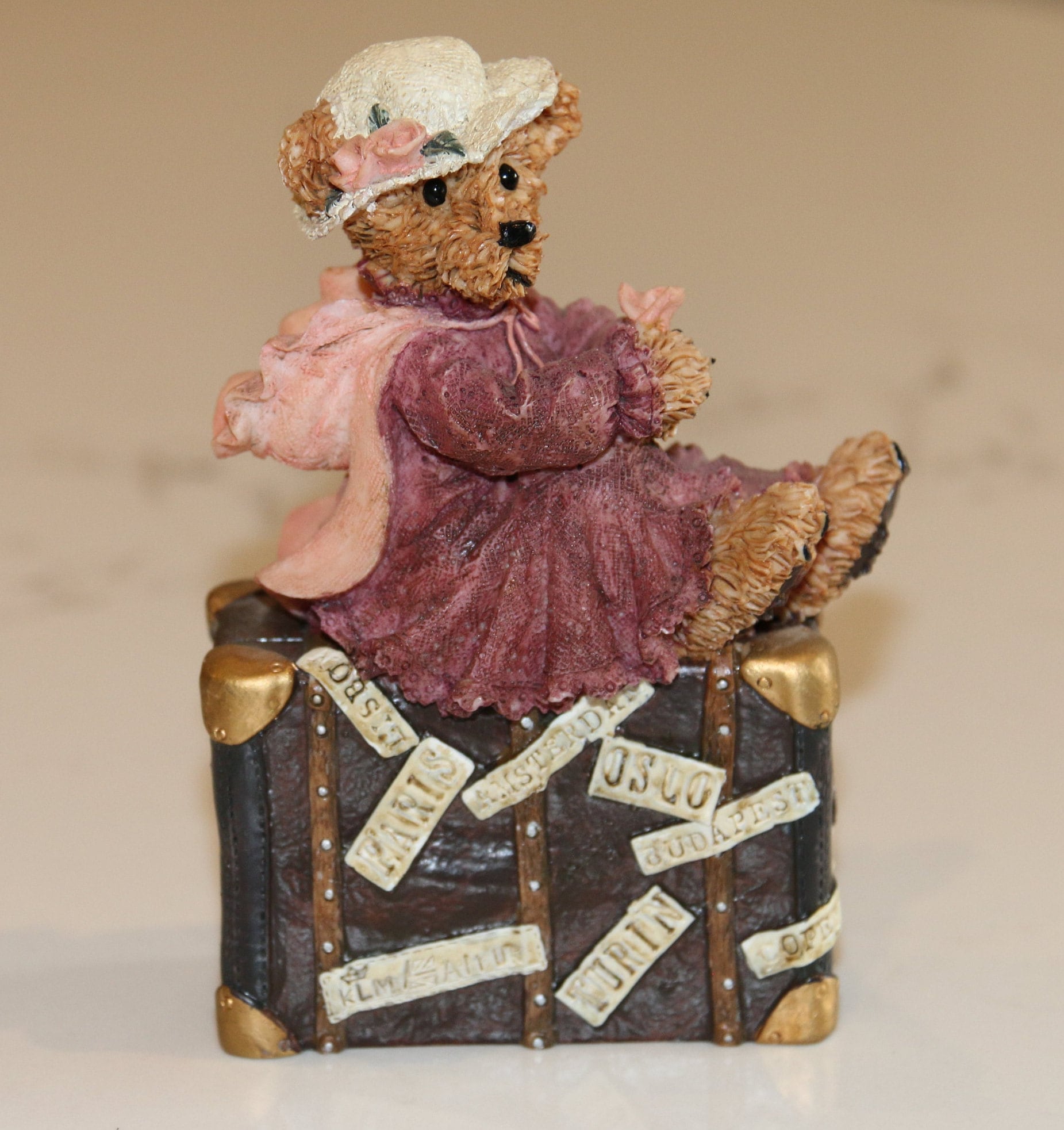 Vintage Hand Painted Regency Fine Arts Teddy Figurine - the Jet Setter -  Limited Edition - Nursery Decor - Collectible Teddy Bears - Gift - Etsy