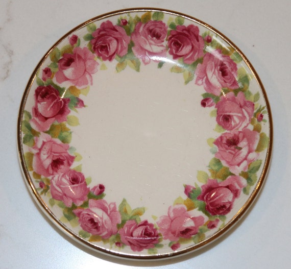 Pretty Vintage Royal Doulton 'Raby Rose' Pin Dish… - image 5