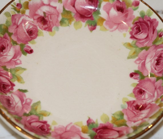 Pretty Vintage Royal Doulton 'Raby Rose' Pin Dish… - image 6