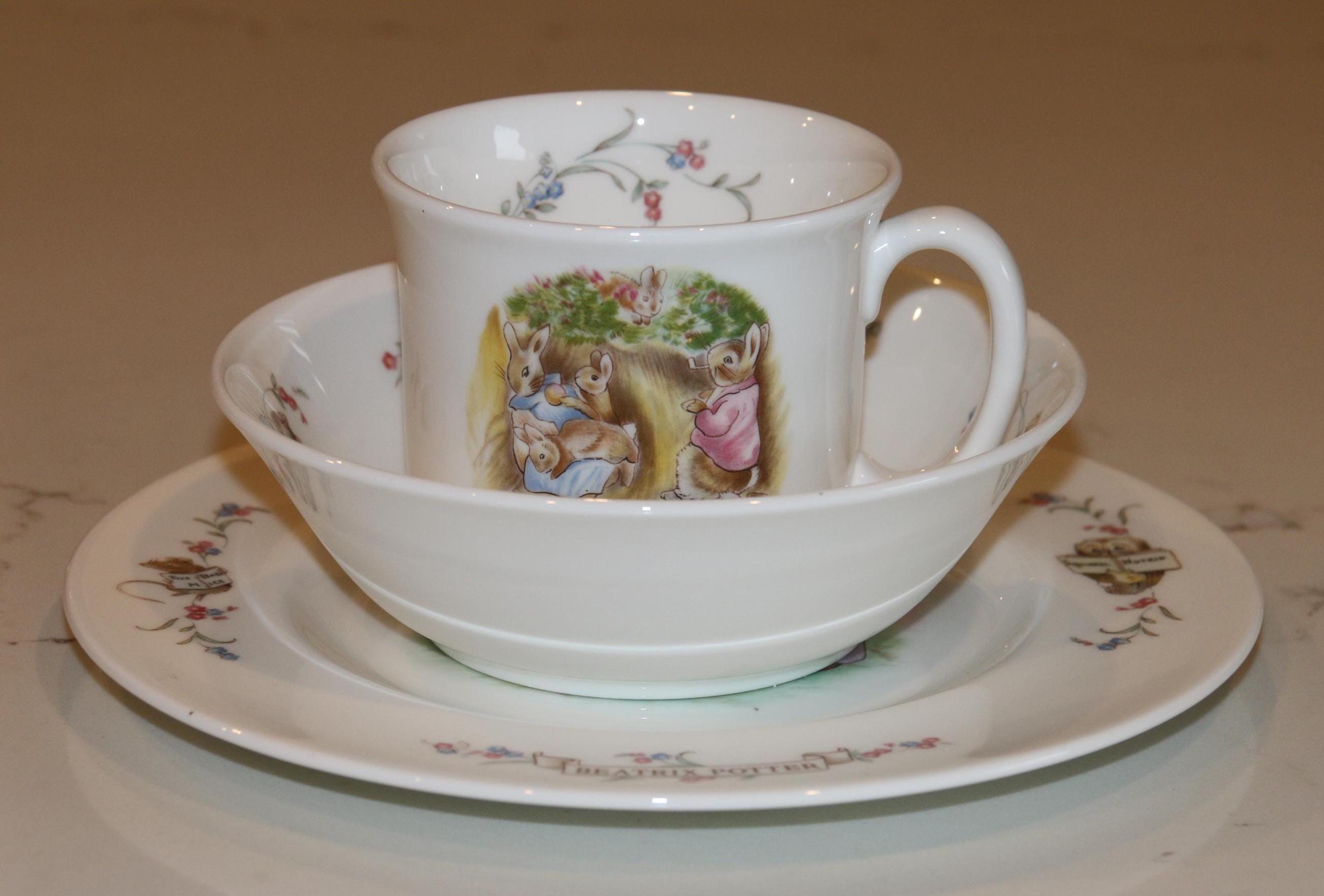 Vintage Royal Albert Three Piece Beatrix Potter Child's Set