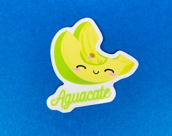 Salvadoreño breakfast aguacate 3” sticker Latinx Latino food El Salvador Salvadoran Laptop Planner Hydroflask Water Bottle water resistant