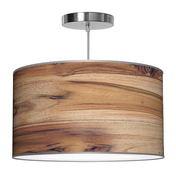 Wood Drum Light Fixture Usa Custom Made Ceiling Lighting Wood Drum Light Fixture Usa Custom Made, Drum Light Fixtures