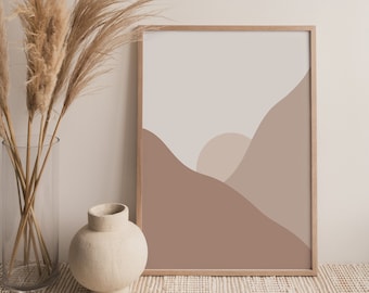 Neutral Printable Wall Art | Modern Minimal Art | Modern Room Decor | Bedroom Wall Art | Nature Prints | Digital Download