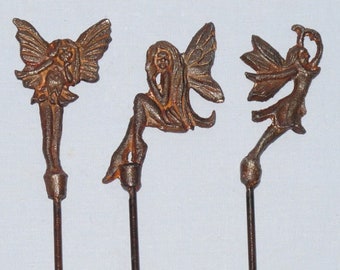 Mini fairies - Fairy Garden miniature - Set of 3