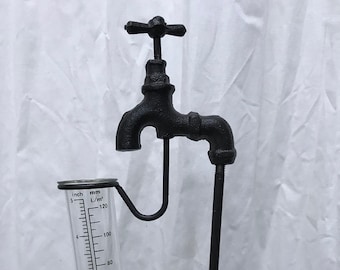 Faucet Rain Gauge