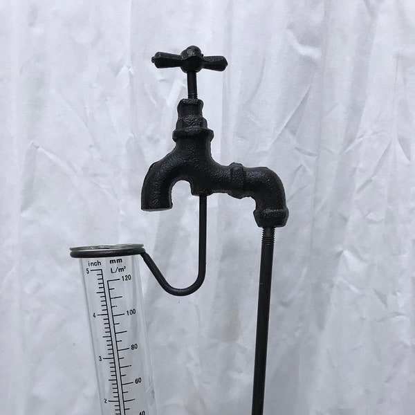 Faucet Rain Gauge