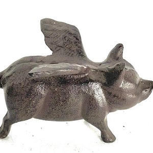 Cast Iron Flying Pig