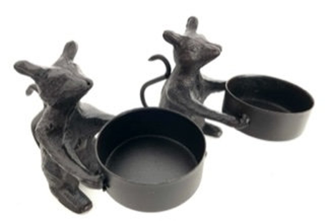 2 Pack Mouse Tea Light Holder Etsy