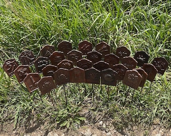 Vegetable markers - Cast iron -  Pick and choose