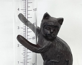 Cat table top rain gauge