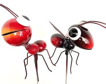 2-pack Adorable Ant Garden Stakes