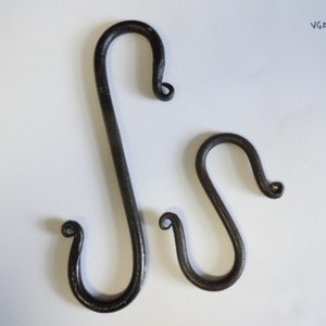 Forged Iron S hooks and extenders Decorative image 2