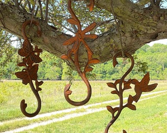 Hanging Planter Extender Hook | Leather S Hook - Etsy