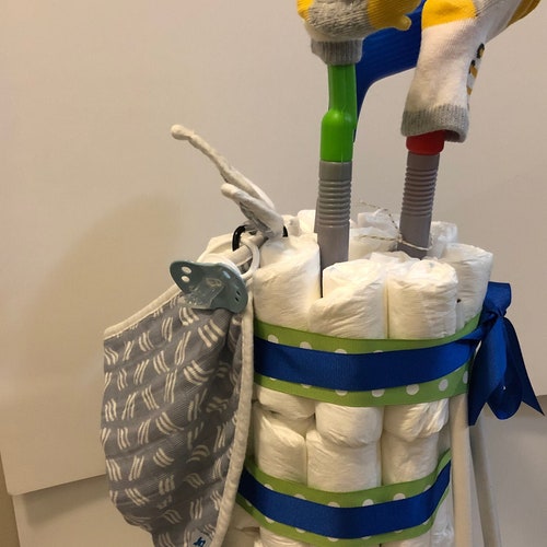 Shops Golf Bag Diaper Cake