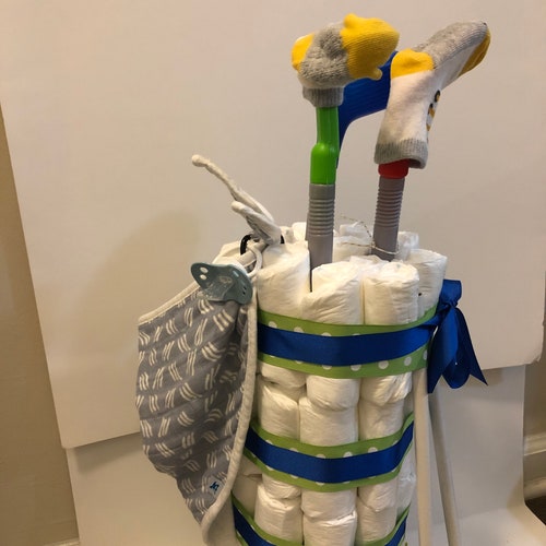 Shops Golf Bag Diaper Cake