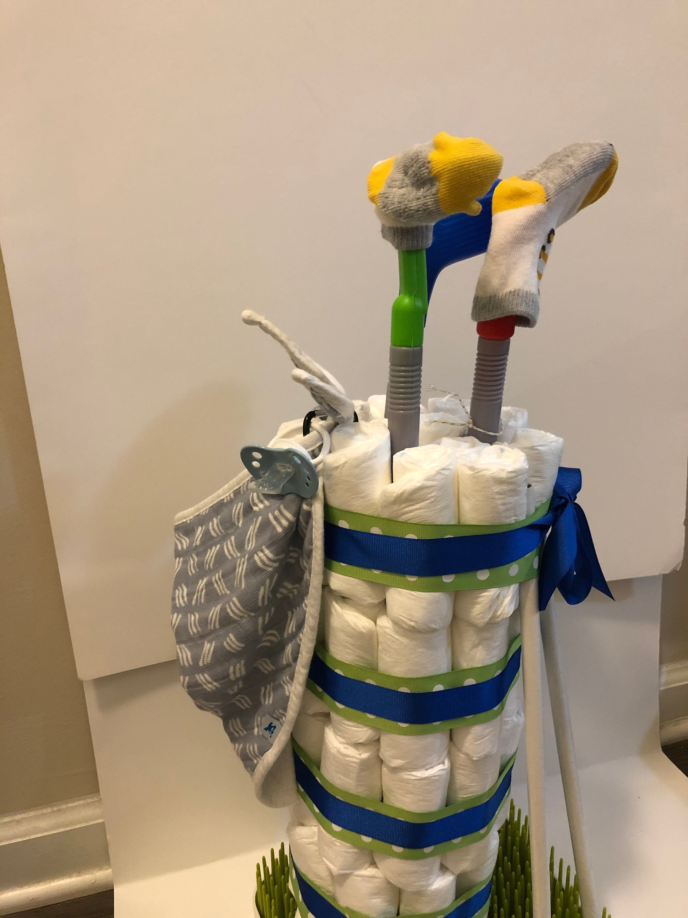 Golf Bag Diaper Cake Etsy