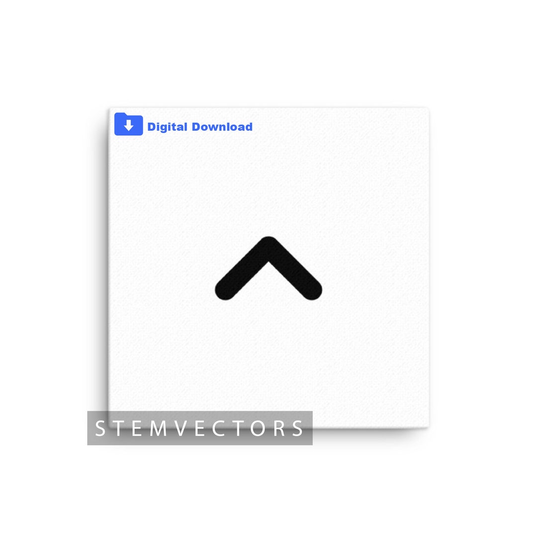 Power to Math Symbol (digital Download) Black and White Vector Clip Art ...