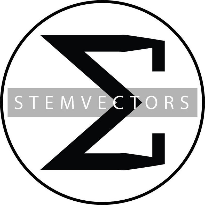 Sigma Math Symbol (digital Download) Black and White Vector Clip Art ...