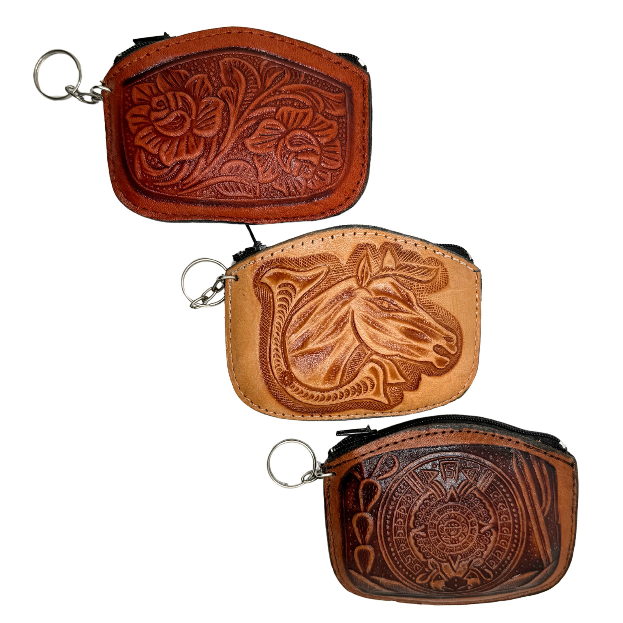 Mexican leather coin purse deals