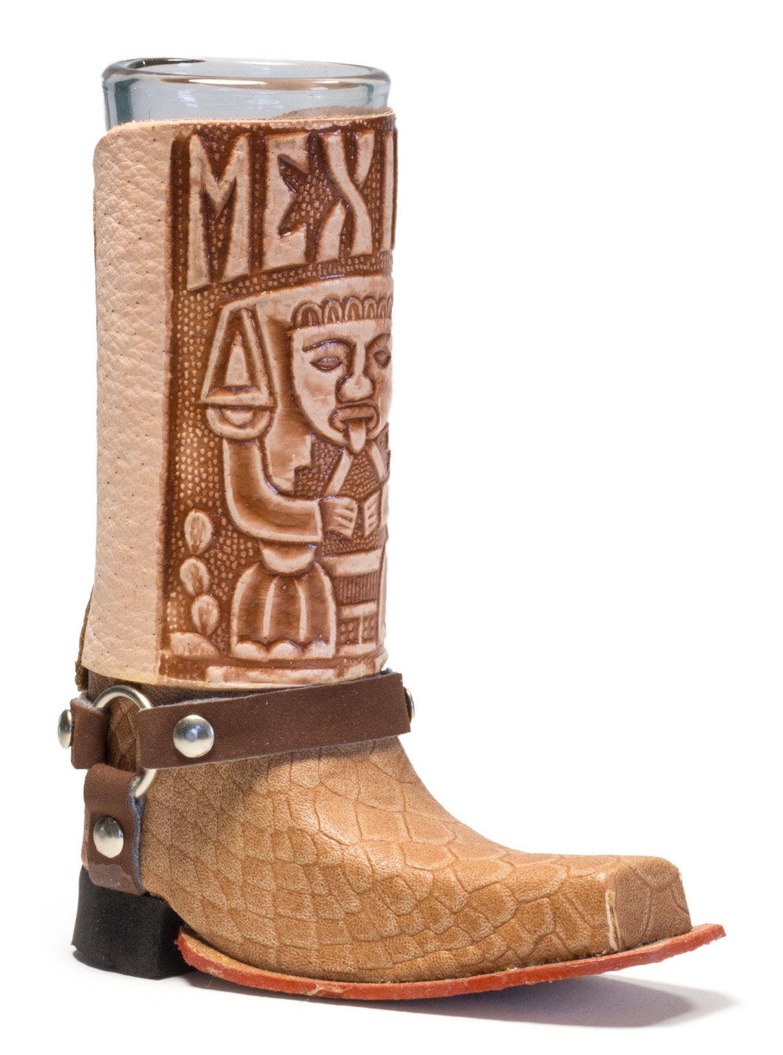 Mexican Leather Mini Texan Boot Tequila Shot: Artisan Bota - Etsy