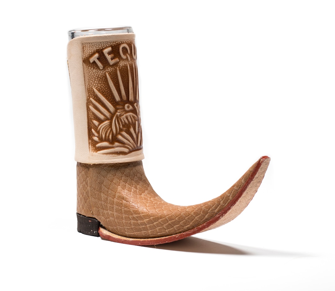Mexican Leather Mini Boot Tequila Shot: Artisan Tribalera Bota - Etsy