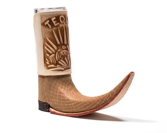 Mexican Leather Mini Boot Tequila Shot - Original Artisan Bota Tribalera para Tequila - 1 Tequila Shot (Assorted Colors)