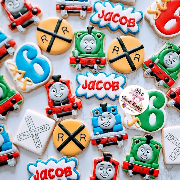 Thomas the tank Engine Cookies