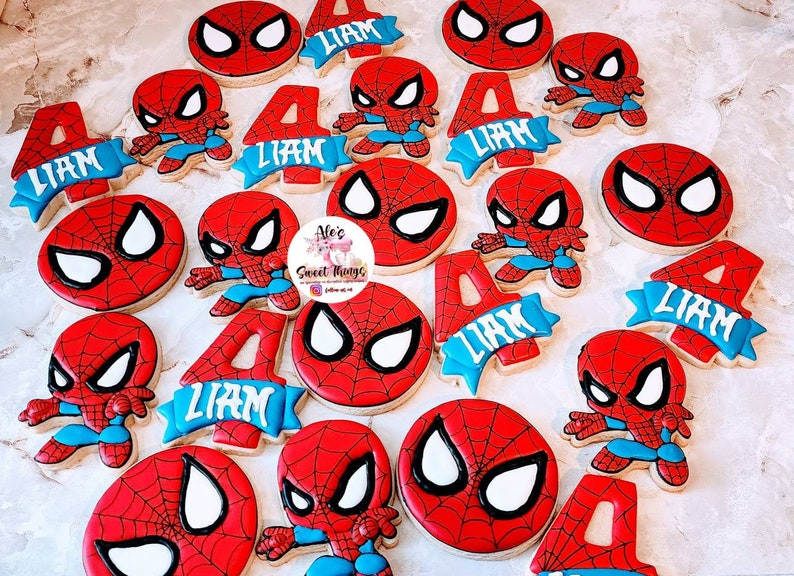 Spiderman Hulk Sugar Cookies afbeelding 3