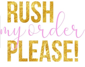 If you need your order before my processing time please add rush order. 1 to 3 business days next day shipping