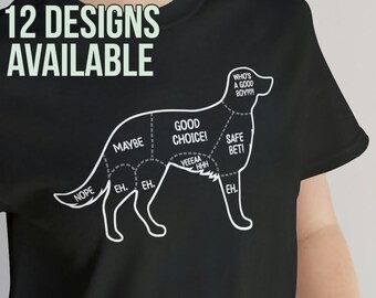 Animal Petting Chart T-Shirt - Dog, Cat, Bunny Rabbit, Chinchilla, Fish, Horse, Pig, Snake, Hedgehog, Bear, Wolverine, Unicorn TShirt Shirt