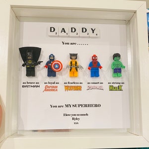 Personalised Superhero Box Frames image 10