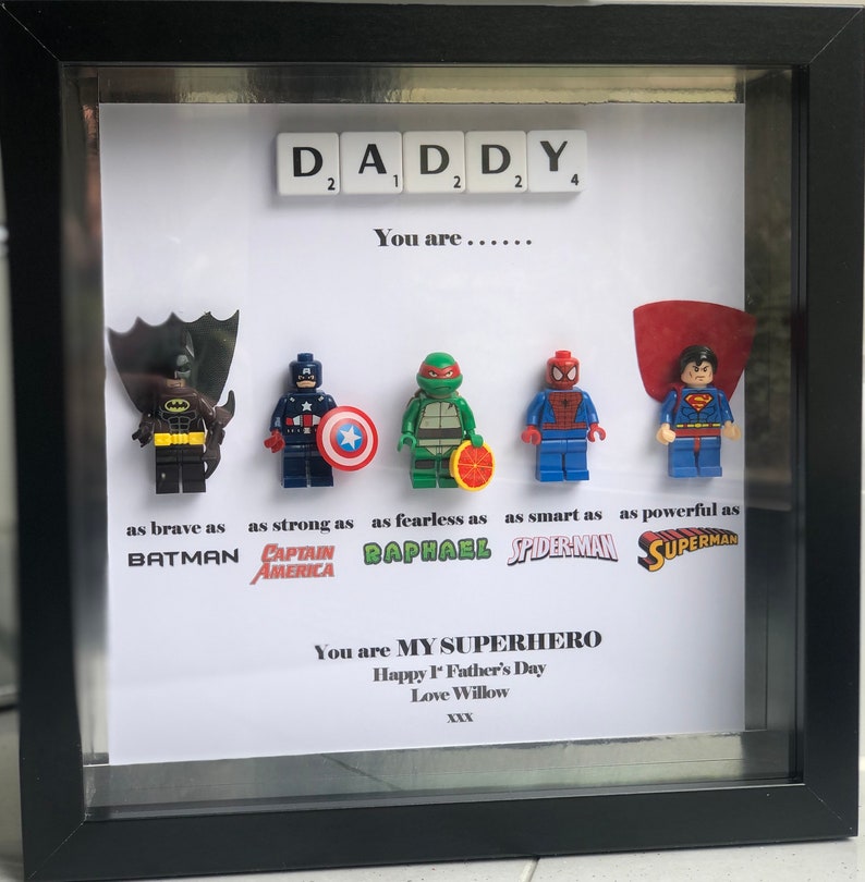 Personalised Superhero Box Frames image 7