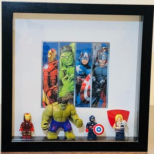 Personalised Superhero Box Frames image 4