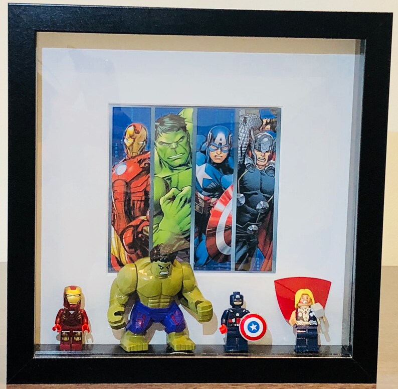 Personalised Superhero Box Frames image 4