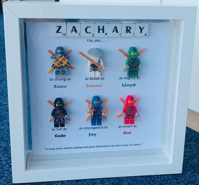 Personalised Superhero Box Frames image 6