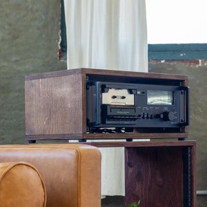 Desktop Audio Rack | Solid Wood | 1U - 6U Custom | 19&quot; Server / Studio Rack Mount