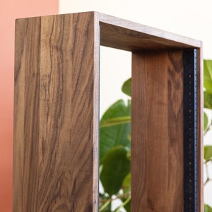 Walnut Audio Rack -  Recording Studio - Solid Wood, Dovetails, Handmade - 19&quot; Studio Rack Ships Assembled