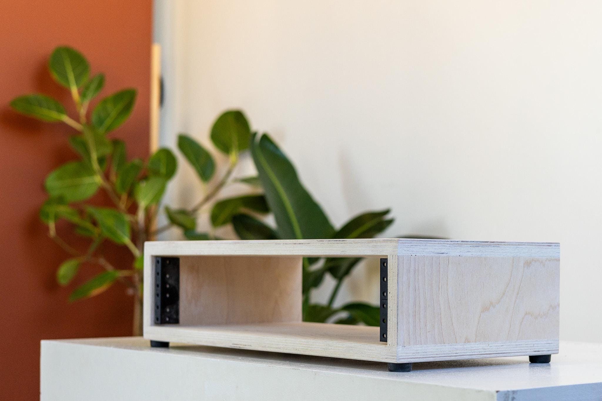 2U Audio Rack - Handmade, Ships Assembled | Desktop Studio