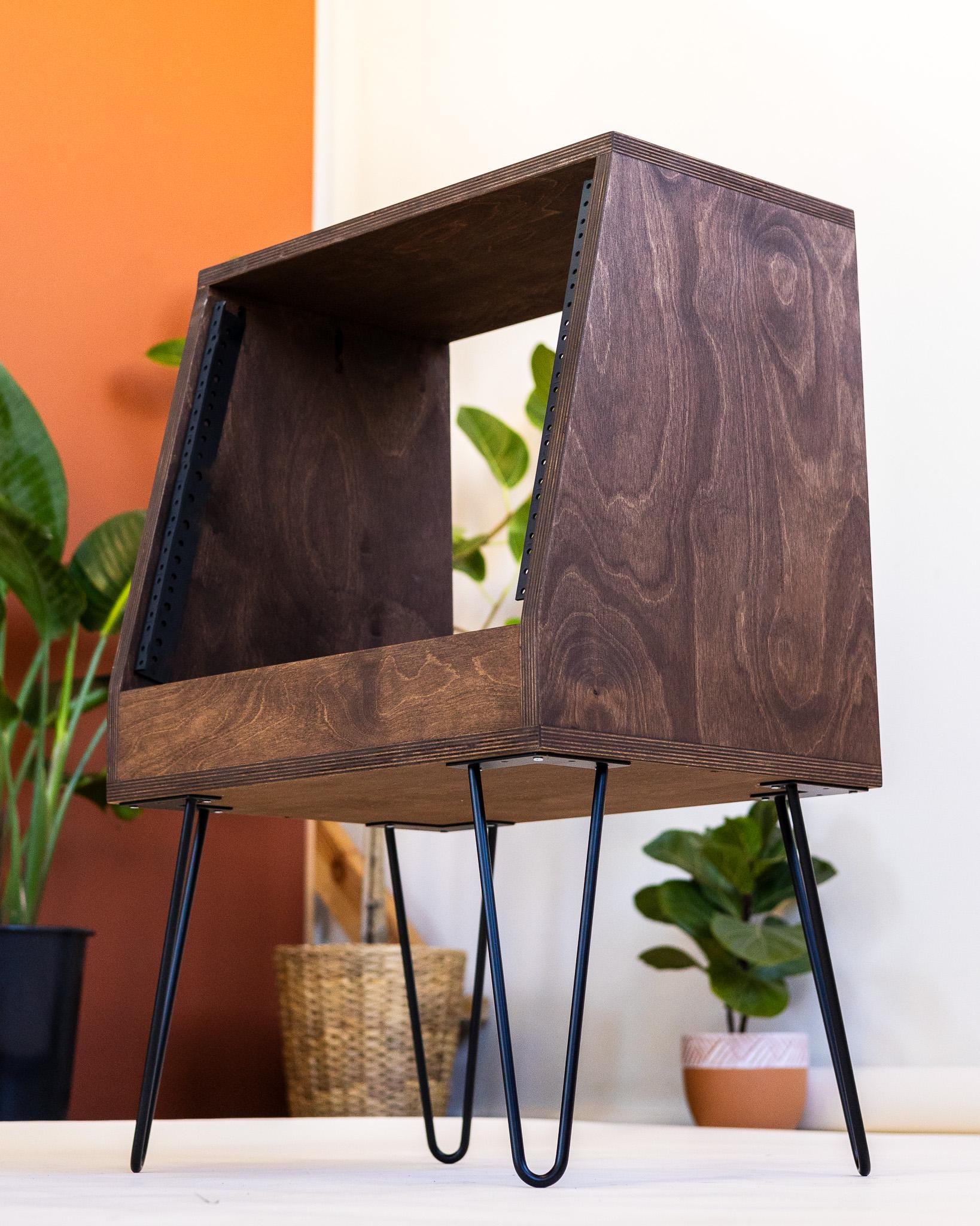 Slanted Vinyl Rack Slanted Studio Rack | 4U - 16U | Quick Turnaround | 19