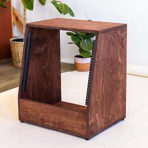8U Angled Studio Rack - Quick Turnaround - Free Customization | Audio Rack Mount
