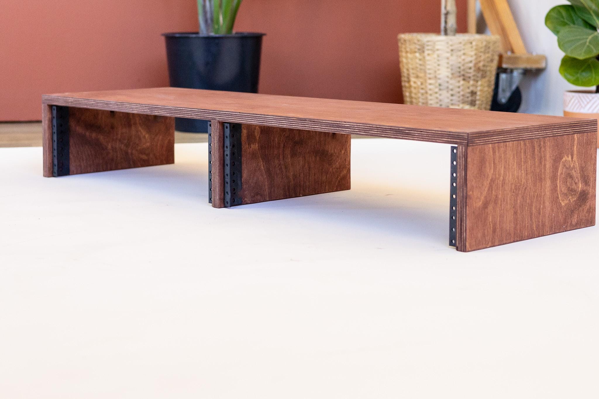 Double Bay Desktop Studio Equipment Rack - Ships Assembled - Handmade ...
