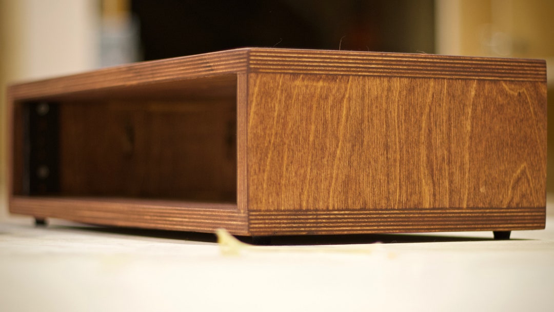 Desktop Audio Rack Solid Wood 1U 6U Custom 19 Server / Studio Rack