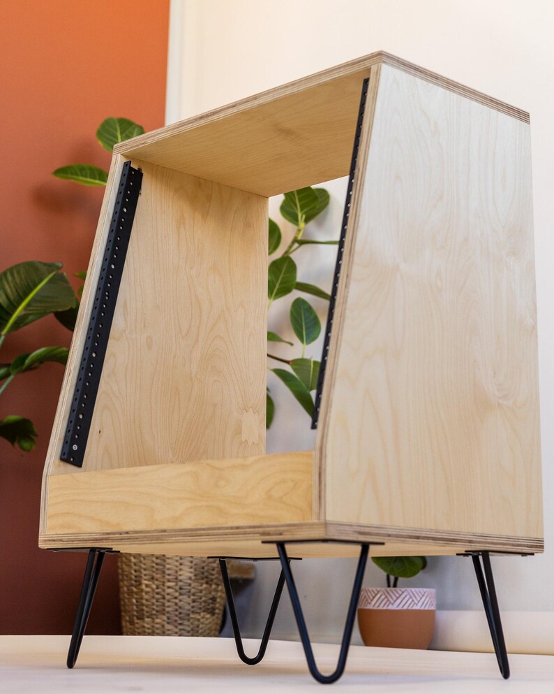 Slanted Vinyl Rack Slanted Studio Rack | Solid Wood | Quick Turnaround | 19